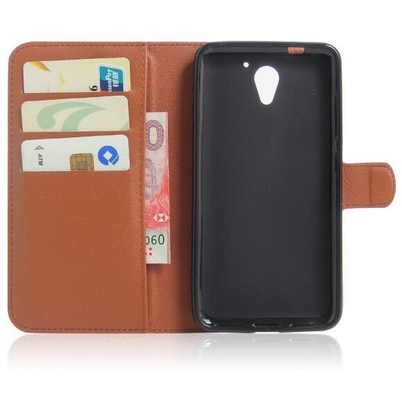 Чехол с визитницей для ZTE Blade A510 (коричневый) Чехол с визитницей для ZTE Blade A510 (коричневый)