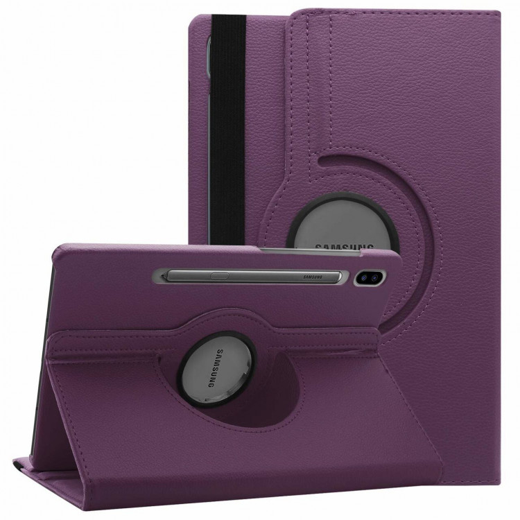 Поворотный чехол для Samsung Galaxy Tab S6 SM-T860 / SM-T865 (фиолетовый)