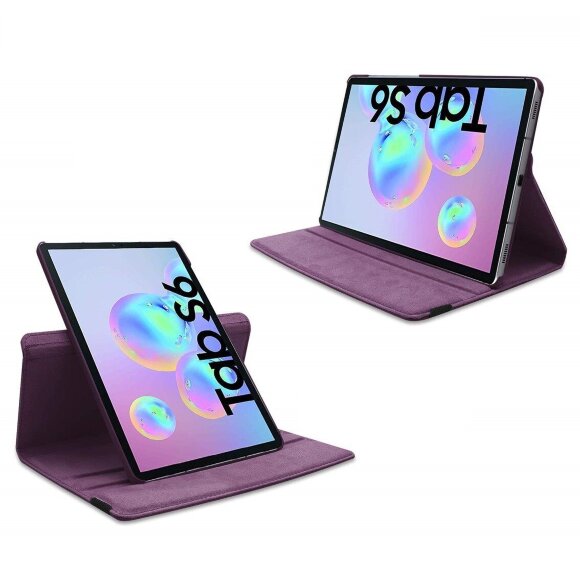 Поворотный чехол для Samsung Galaxy Tab S6 SM-T860 / SM-T865 (фиолетовый) Поворотный чехол для Samsung Galaxy Tab S6 SM-T860 / SM-T865 (фиолетовый)