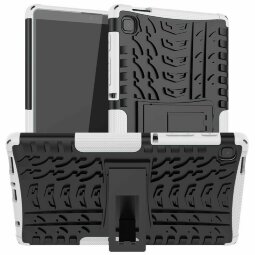 Чехол Hybrid Armor для Samsung Galaxy Tab A7 Lite SM-T220 / SM-T225 (черный + белый)