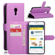 Чехол с визитницей для Meizu M3 Note (фиолетовый)