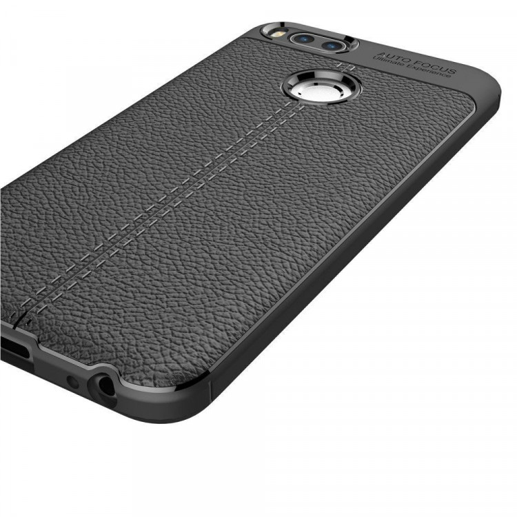 Чехол-накладка Litchi Grain для Xiaomi Mi 5X / Mi A1 (черный)