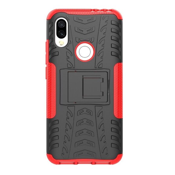 Чехол Hybrid Armor для Xiaomi Redmi 7 / Redmi Y3 (черный + красный)