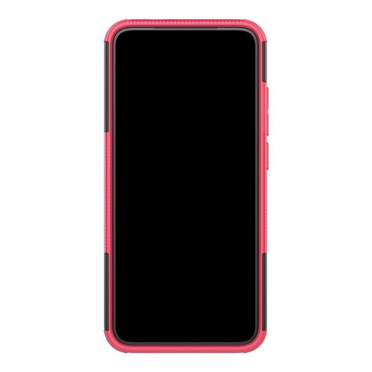 Чехол Hybrid Armor для Xiaomi Redmi Note 7 / Redmi Note 7 Pro (черный + розовый)