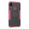 Чехол Hybrid Armor для Xiaomi Redmi Note 7 / Redmi Note 7 Pro (черный + розовый)