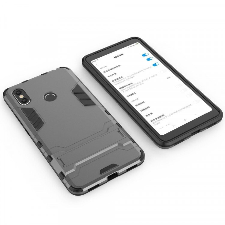 Чехол Duty Armor для Xiaomi Mi Max 3 (серый)