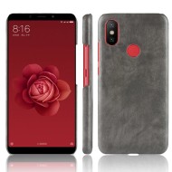 Чехол Litchi Texture для Xiaomi Mi 6X / Mi A2 (серый) Чехол Litchi Texture для Xiaomi Mi 6X / Mi A2 (серый)