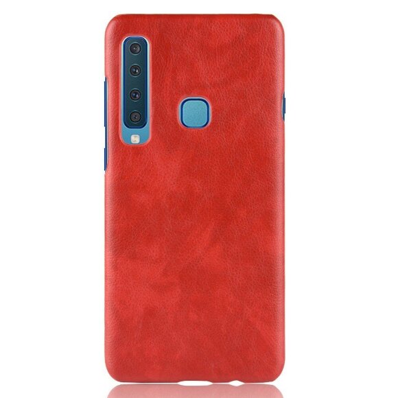Чехол Litchi Texture для Samsung Galaxy A9 (2018) (красный)