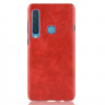 Чехол Litchi Texture для Samsung Galaxy A9 (2018) (красный)