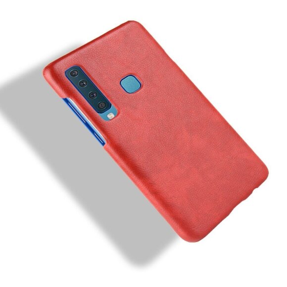 Чехол Litchi Texture для Samsung Galaxy A9 (2018) (красный)