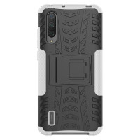 Чехол Hybrid Armor для Xiaomi Mi CC9 / Xiaomi Mi 9 Lite (черный + белый)