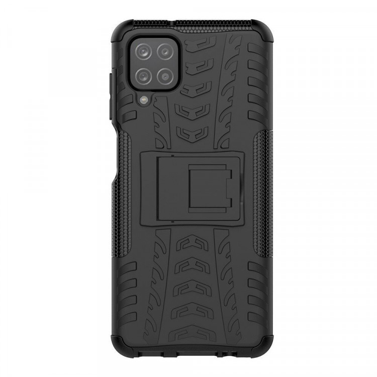 Чехол Hybrid Armor для Samsung Galaxy A12 (черный)