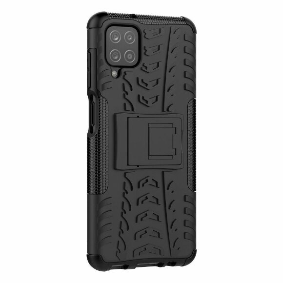 Чехол Hybrid Armor для Samsung Galaxy A12 (черный) Чехол Hybrid Armor для Samsung Galaxy A12 (черный)