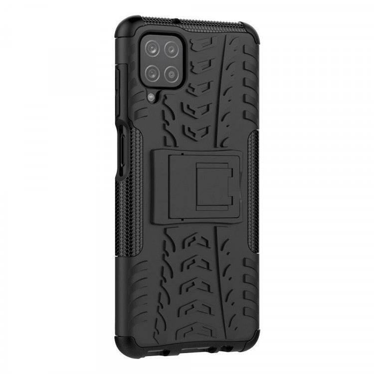 Чехол Hybrid Armor для Samsung Galaxy A12 (черный)