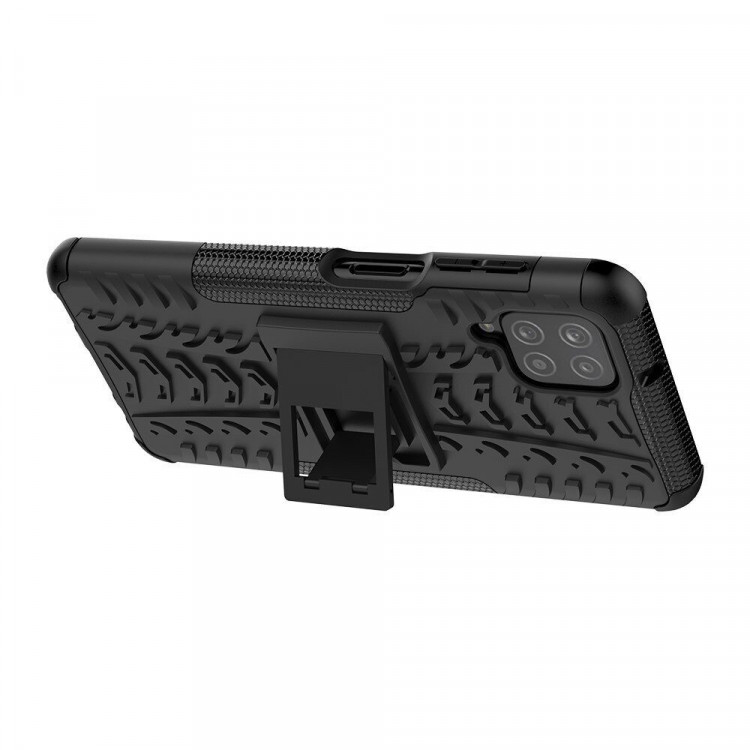 Чехол Hybrid Armor для Samsung Galaxy A12 (черный)