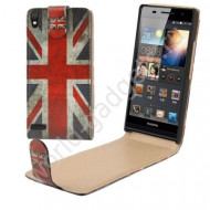 Вертикальный чехол Retro UK Flag для Huawei Ascend P6 Вертикальный чехол Retro UK Flag для Huawei Ascend P6