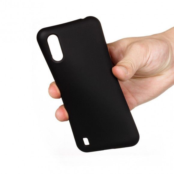 Силиконовый чехол Mobile Shell для Samsung Galaxy M01 (черный) Силиконовый чехол Mobile Shell для Samsung Galaxy M01 (черный)