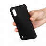 Силиконовый чехол Mobile Shell для Samsung Galaxy M01 (черный)