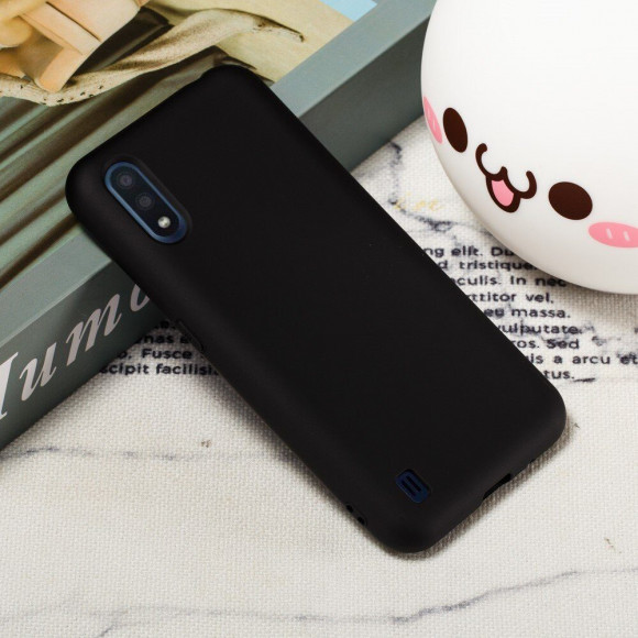 Силиконовый чехол Mobile Shell для Samsung Galaxy M01 (черный) Силиконовый чехол Mobile Shell для Samsung Galaxy M01 (черный)