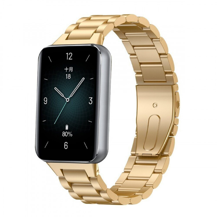Стальной браслет для Honor Band 9 (золотой)