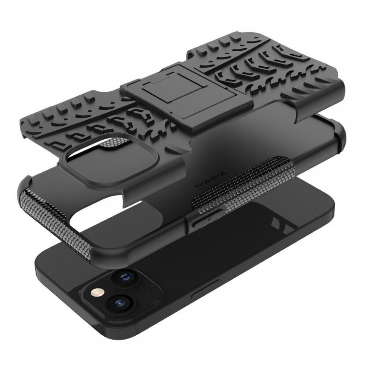 Чехол Hybrid Armor для iPhone 14 (черный)