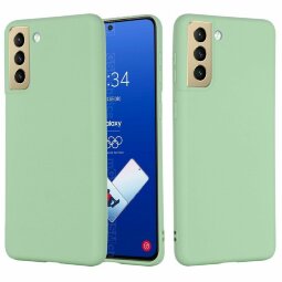 Силиконовый чехол Mobile Shell для Samsung Galaxy S21 FE (зеленый)