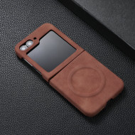 Чехол с MagSafe для Samsung Galaxy Z Flip6 (коричневый)