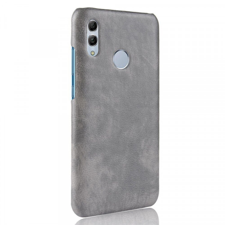 Чехол Litchi Texture для Huawei Honor 10 Lite / P Smart (2019) (серый)