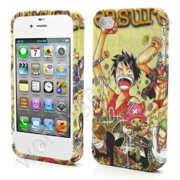 Чехол TPU для iPhone 4 / 4s (One Piece Luffy)