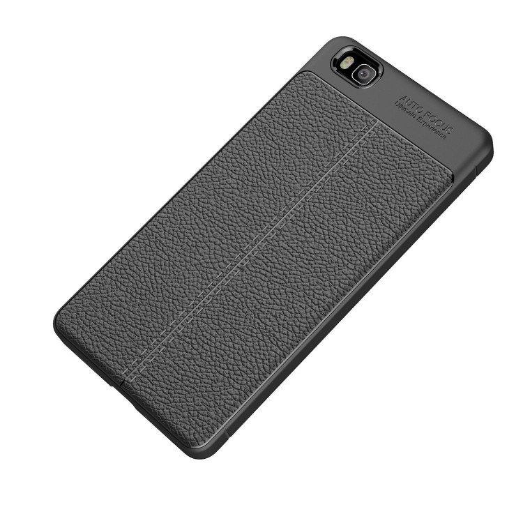 Чехол-накладка Litchi Grain для Huawei P8 Lite (черный)