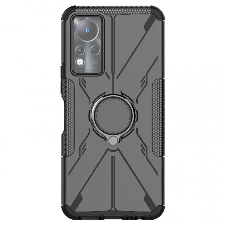 Чехол Armor Shockproof Ring Holder для  Infinix Note 11, Infinix NOTE 12 G88 (черный)