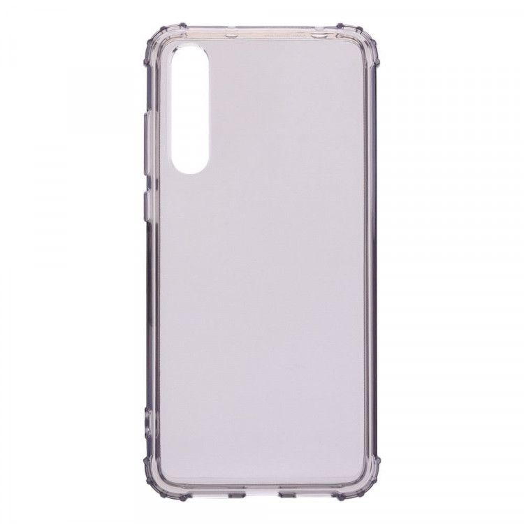 Силиконовый чехол с усиленными бортиками для Huawei P20 Pro / P20 Plus (черный)