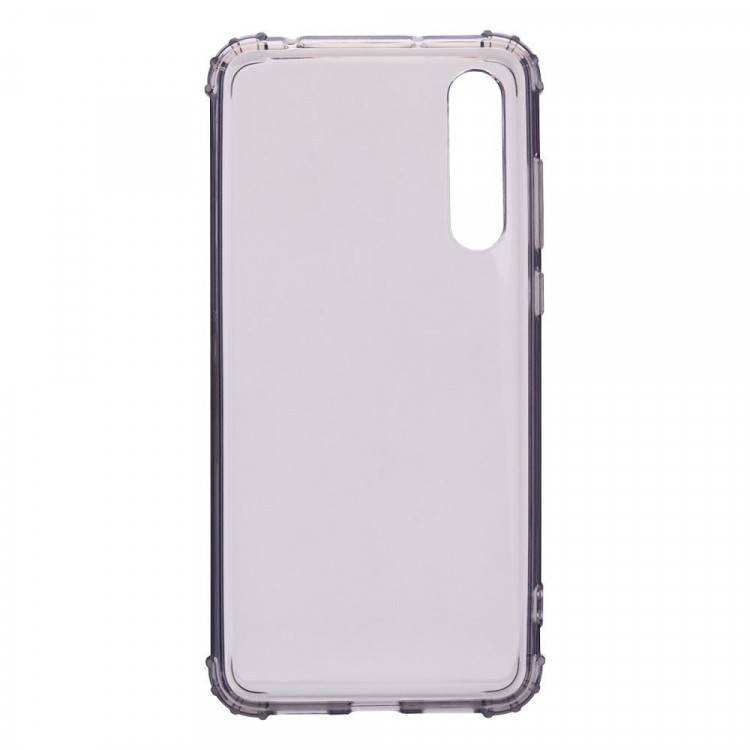 Силиконовый чехол с усиленными бортиками для Huawei P20 Pro / P20 Plus (черный)