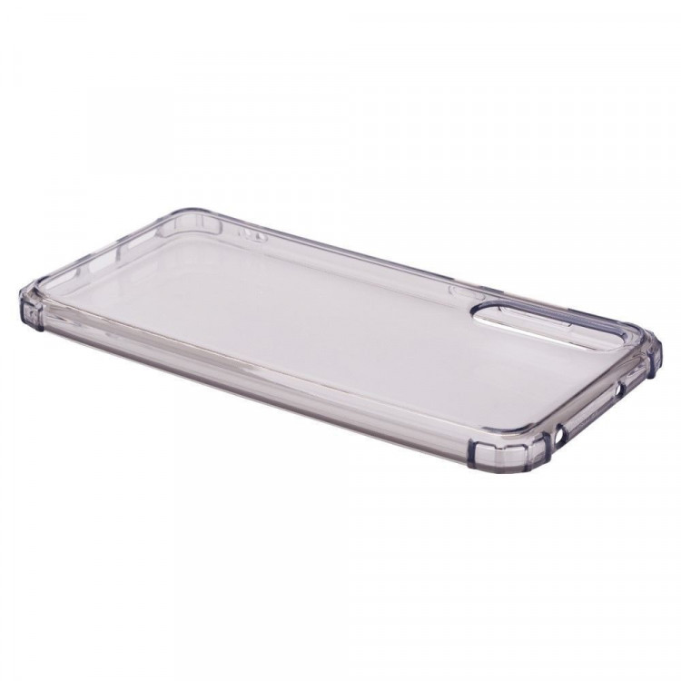 Силиконовый чехол с усиленными бортиками для Huawei P20 Pro / P20 Plus (черный)