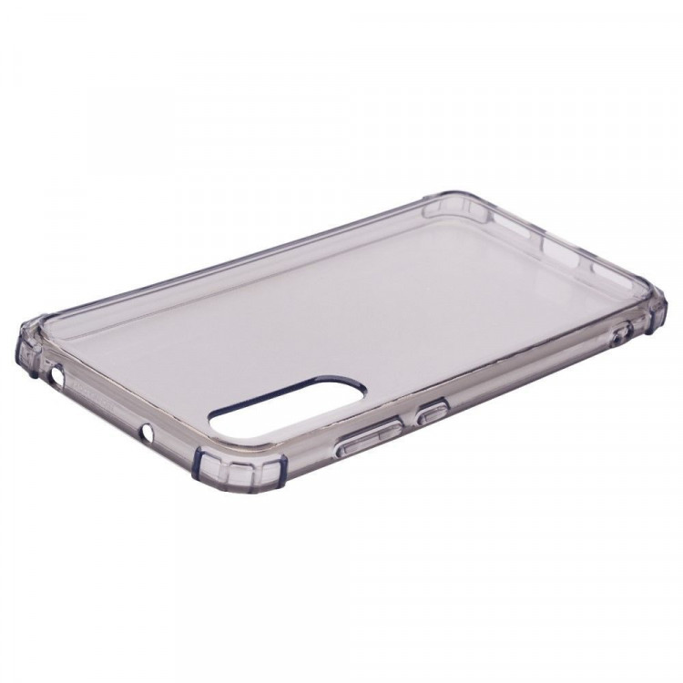 Силиконовый чехол с усиленными бортиками для Huawei P20 Pro / P20 Plus (черный)