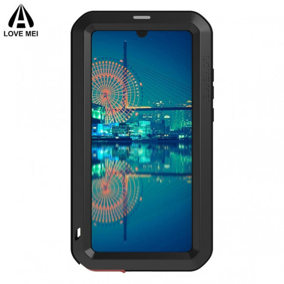 Гибридный чехол LOVE MEI для Huawei P30 (черный)