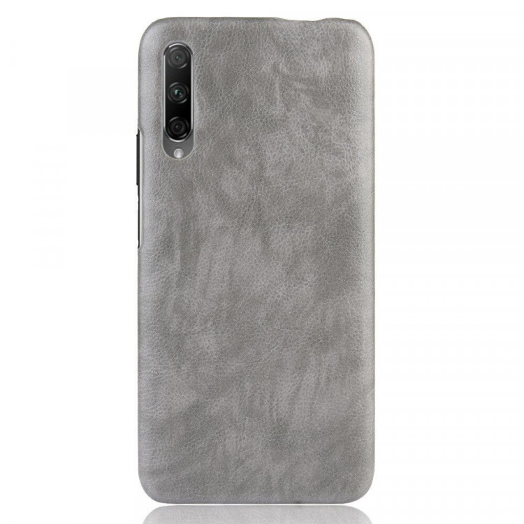 Кожаная накладка-чехол для Honor 9X Pro (серый)