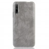 Кожаная накладка-чехол для Honor 9X Pro (серый)