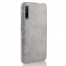 Кожаная накладка-чехол для Honor 9X Pro (серый)