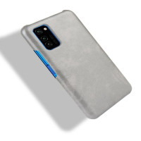 Кожаная накладка-чехол для Honor V30 / Honor View 30 Pro (серый)
