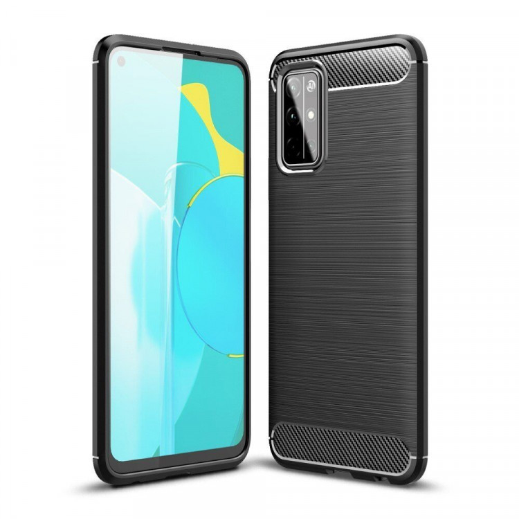 Чехол-накладка Carbon Fibre для Honor 30S (CDY-AN90) (черный)