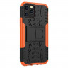 Чехол Hybrid Armor для iPhone 12 / iPhone 12 Pro (черный + оранжевый)