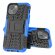 Чехол Hybrid Armor для iPhone 13 mini (черный + голубой)