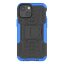Чехол Hybrid Armor для iPhone 13 mini (черный + голубой)