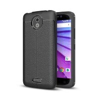 Чехол-накладка Litchi Grain для Motorola Moto C (черный) Чехол-накладка Litchi Grain для Motorola Moto C (черный)