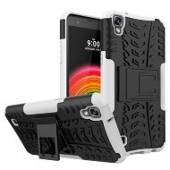 Чехол Hybrid Armor для LG X Power K220DS (черный + белый) Чехол Hybrid Armor для LG X Power K220DS (черный + белый)