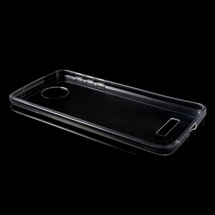 Силиконовый TPU чехол для Motorola Moto Z (прозрачный)