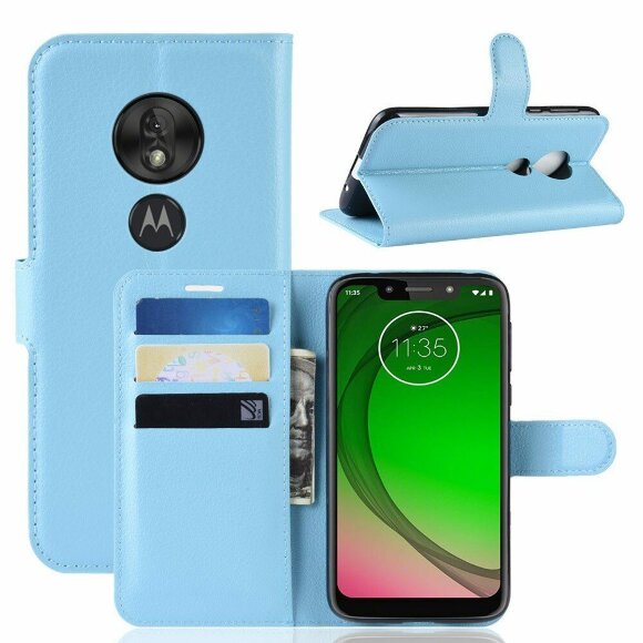 Чехол для Motorola Moto G7 Play (голубой)