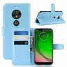Чехол для Motorola Moto G7 Play (голубой)
