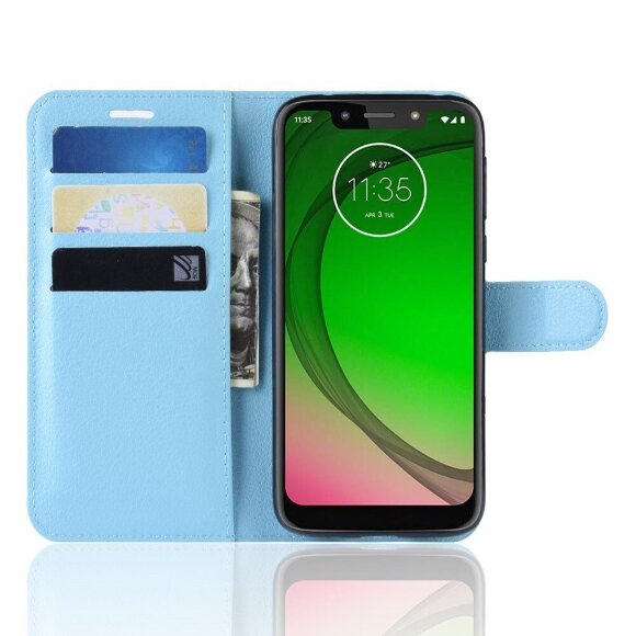 Чехол для Motorola Moto G7 Play (голубой) Чехол для Motorola Moto G7 Play (голубой)
